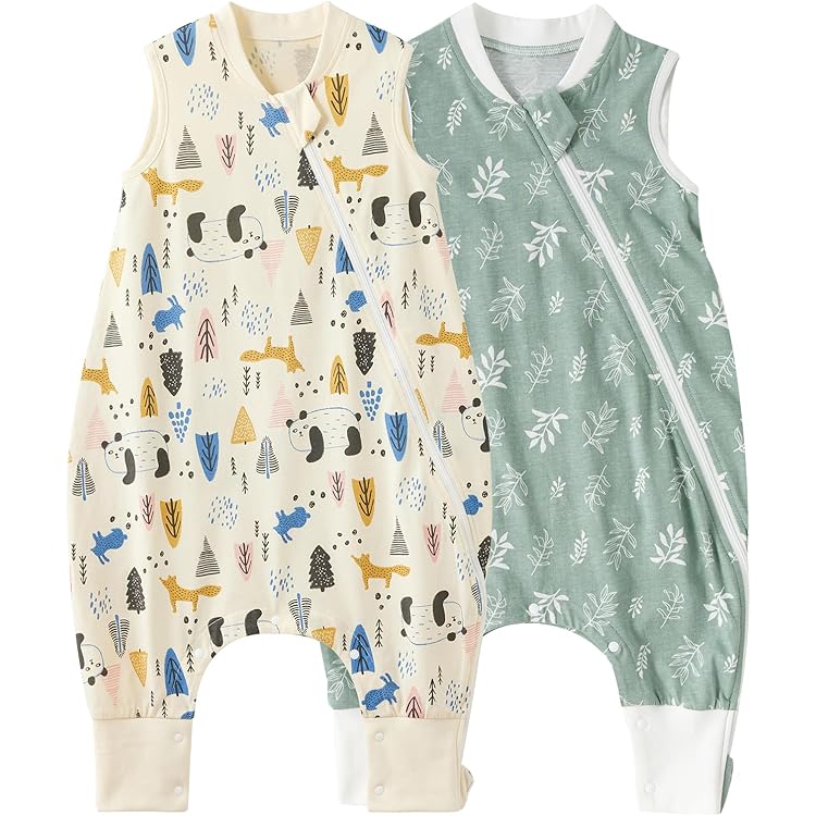 Chilsuessy Babyslaapzak met voeten, 1,5 TOG, voor kinderen, het hele