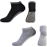 GHEART Calze Antiscivolo Donna, Calzini per Uomo, Pilates, Yoga, Pure Barre, Balletto, Danza, Fitness, Ballo a Piedi Nudi