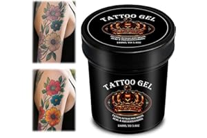 DIVIDERMY 100ml Crema para Tatuajes, Tattoo Crema Cuidado, Repara la Piel Post Tattoo, Hidrata y Iluminador del Color los Tatuajes, Cuidado de la Piel Dañada, Preserva la Belleza del Tatuaje,Negro