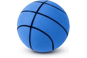bechoanigel tyst basket – tyst skumbasket för inomhusträning, airless foam basket för att droppa hemma, tyst träningsboll för