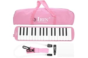 GAEIRT Instrumento musical de viento Melodica de 32 teclas para principiantes(rosado) melodica 32 teclas melodica escolar 32 teclas Melodiche