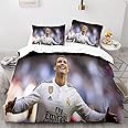Shaari Duvet Cover Set Soft Lightweight Microfiber 3 Piece Bedding Set with 2 Pillowcase Kids Quilt Cover with Zipper Closure Super King 260 x 220 cm