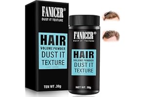 CHARMCHIC 30g Polvere Styling Capelli, Polvere per Lo Styling dei Capelli per Uomo, Texturizing Powder, Aggiunge Volume ai Capelli, Facile da Applicare, Per Tutti i Tipi di Capelli, Height Riser