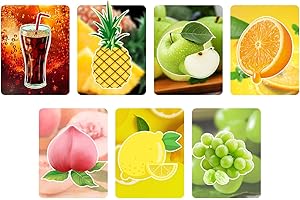 JURCICAT Flavour Pods 7Stück Cola Geschmack Multi Frucht aromatisierte becher-Aroma-Ringe O Zucker O Kalorien Geeignet Für die tägliche Bewegung und zur Stärkung der trinkwasserversorgung