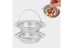 ZENITHFAST Abflusssieb Waschbecken sieb Abflusssieb küchenspüle 11cm Sieb für spülbecken - Wird für Küchenspüle verwendet, Verstopfung verhindern (2 Stück)