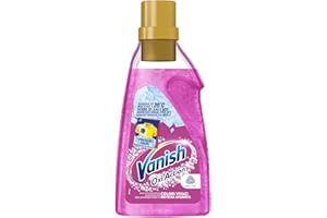 Vanish Oxi Action Multipower Gel Rosa, Additivo Lavatrice Multiazione senza Candeggina, Smacchiatore per Capi Colorati, 1 Confezione da 750 ml di Smacchiatore per Bucato