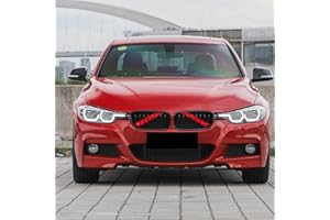 TZYSZDB DWVV E60 F10 Embellecedores Rejillas,Accesorios de Coche para pegatinas BMW Serie 5 2002-2016(Rojo)