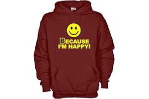 Settantallora - Felpa con Cappuccio KJ624 Because I'm Happy Salernitana