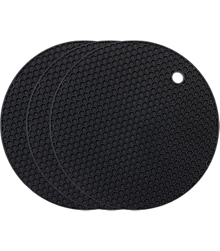 Etalon - Sottopentola decorativo per piatti caldi, piatti e padelle con sottopentola, resistente al calore, antigraffio, per forno e piatti caldi