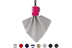 Spudz Alpine Innovations Classic Microfiber Cloth, Screen Cleaner and Lens Cleaner, Pink, Regular, 6 x 6 Inches
