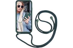 GoodcAcy Handykette Handyhülle für Samsung Galaxy S24 Plus,Smartphone Necklace Hülle mit Band Schutzhülle mit Kette zum umhängen Halskette Flüssig Silikon Case für Galaxy S24 Plus,Grün