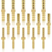 5 Raccordi A Barra In Ottone M6-1 Maschio Per Tubo ID 6mm – Connettori Metrici