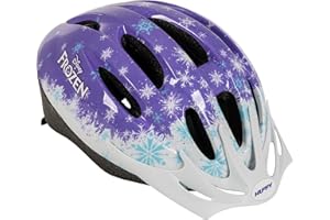 HUFFY Disney & Marvel Official Range Kids Bike Helmets | Adjustable Safety Helmet for Ages 3–12 (50–54cm) | Frozen, Stitch, Minnie Mouse, Spidey – Cycling, Scooter & Skate Use