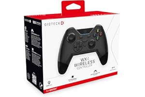 Gioteck WX-4 bezprzewodowy kontroler Bluetooth Premium do Nintendo Switch - czarny