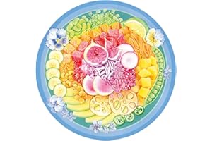 RAVENSBURGER SPIELEVERLAG Ravensburger Puzzle 17351 - Circle of Colors Poke Bowl - 500 Teile Rundpuzzle für Erwachsene und Kinder ab 12 Jahren