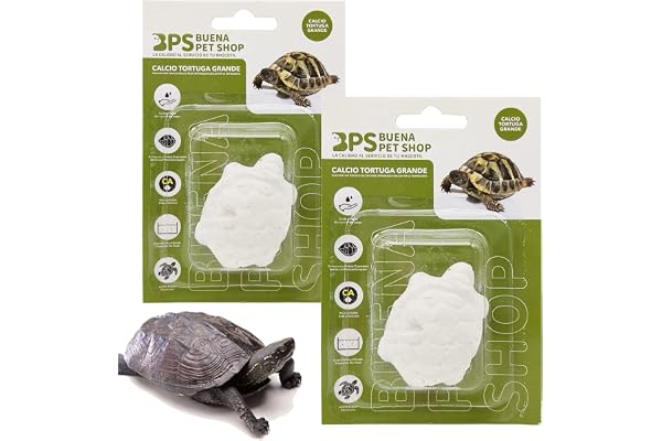BPS 2 pièces Bloc de Calcium pour Tortues Grand complément de Base Naturel BPS-4133 * 2