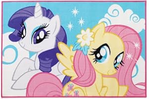 FUN HOUSE My Little Pony 712529 Rectangular Children's Rug Polyester 120 x 80 x 0.5 cm Pastel
