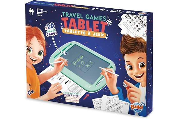 Buki - 6208 - Tablette Jeux de Voyage