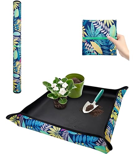 Tapis De Rempotage Mizijia 100x100cm - Imperméable Et Pliable - Vert