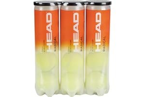HEAD Radikala tennisbollar, trippelpaket (12 bollar)