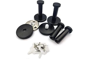 Patère Crochets, 4 Pièces Patere Murale, Crochet Peignoir Mural pour Suspendre Manteaux, Salle de Bain, Cuisine, La Chambre, Le Salon - Noir