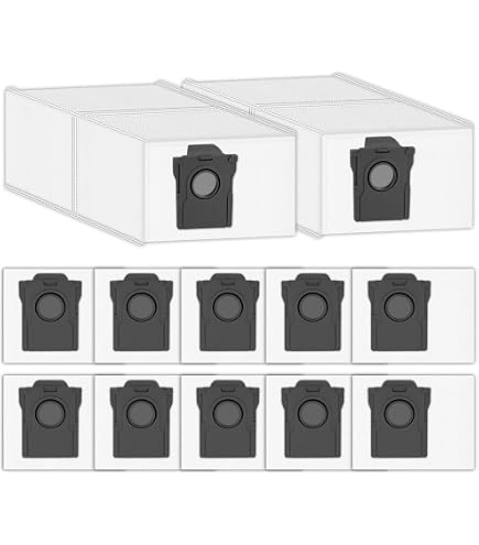 Cloudpower Lot de 4/10 sacs à poussière de rechange pour aspirateur robot MOVA Z60 Ultra, sacs à poussière de grande capacité en tissus non tissés avec 4 couches de filtration Cloudpower Lot de 4/10 sacs à poussière de rechange pour aspirateur robot MOVA Z60 Ultra, sacs à poussière de grande capacité en tissus non tissés avec 4 couches de filtration