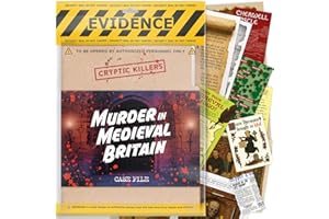 Cryptic Killers Unsolved Murder Mystery Game - Cold Case Files Investigation Detective Evidence & Crime File - Individuals, Date Nights & Party Games- Murder in Medieval Britain