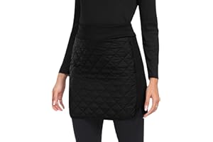 MoFiz Damen Wickelrock Thermorock Leicht Wanderrock A Linie Outdoor Rock High Waist für Herbst Winter