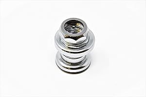 HARD TO FIND BIKE PARTS CHROME BIKE,CYCLE,BMX,MTB HEADSET COMPLETE 9 PIECE SET FOR 1” FORKS & WILL SUIT BIKES WITH 30mm INTERNAL HEADTUBE