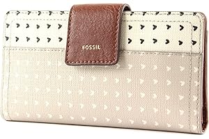 Fossil Damenuhr Logan RFID Tab Clutch Geldbörse 17,1 cm L x 1,9 cm B x 8,9 cm H