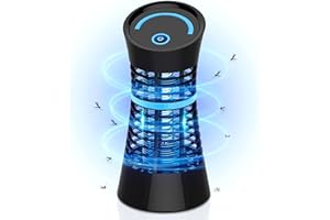 EUQQZU Lampe Anti Moustique, Tue Mouche Electrique 4W UV LED Efficace Portée 30m², Tueur d'Insectes Électrique Interieur pour Chambre Maison Cuisine Terrasse