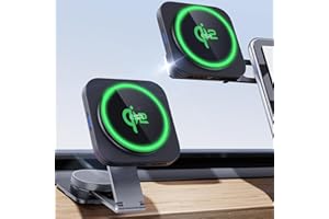 ESR Qi2 Magsafe uchwyt na telefon samochodowy 15 W, składana deska rozdzielcza/ekran dotykowy Tesla Magnetyczna bezprzewodowa ładowarka samochodowa Magsafe do iPhone Air 17 16 15 14 13 12, Google