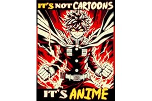 Anime Sketchbook: Drawing Pad for Kids Tweens Teen Girls Boys Large Blank Manga Sketch Book for Sketching Japanese Comic Artwork Art Supplies ... Pencils Pens, It's Not Cartoons It's Anime