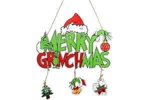 BEINUP Weihnachten Türschilder Hängende Holzschilder, Türschild frohe weihnachten schilder, Weihnachten Holzschilder mit weihnachtlicher atmosphäre für Zuhause Urlaub Party