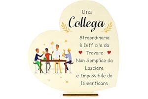 FAJUXIS Regalo Collega Regalo Collega Donna Regalo Colleghe Natale Regali Per Colleghi Di Lavoro Regalo Collega Uomo Regalo Colleghi Regali Compleanno Collega Idee Regalo Colleghe Ornamenti In Legno