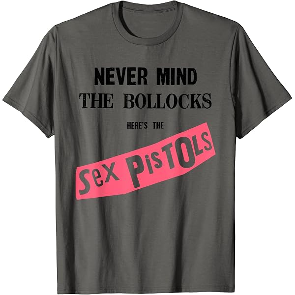Rock Off Sex Pistols 'Never Mind The Bollocks' Album T-Shirt – Unisex Music Tee, Yellow/Black/Pink