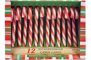 MC-TREND MC Trend Lot de 12 décorations en sucre d'orge pour sapin de Noël