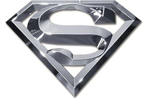 ELEKTROPLATE Superman 3D Chrome ABS Car Emblem
