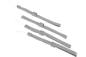 ENET Handschlaufe, kompatibel mit Nintendo Wii Fernbedienung, PSP Switch, Grau