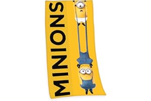 Herding Minions 2 Toalla de Velur con diseño de Minions, algodón, 75 x 150 cm, Multicolor