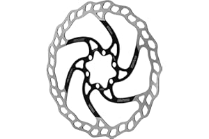 GALFER Bike MTB Disc Wave Ø180MM, Unisex niños, Plateado, Estándar