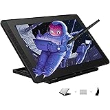 HUION Kamvas 16 2021 (Blu), 15,6 Pollici Tavoletta Grafica con Schermo, Supporto Android, Gamma sRGB 120%, Supporto Regolabil
