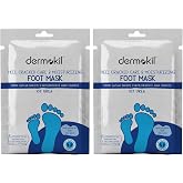 Dermokil Y&uuml;zde On &Uuml;rea Topuk &Ccedil;atlak Bakımı ve Nemlendirici Ayak Maskesi 30 ml 2li paket