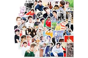 LGQHCE KPOP BTS Stickers BTS Adesivi Set 100 BTS Vinile Impermeabili Graffiti Stickers per Bambini, Laptop Auto Moto Skateboard Bagagli Valigie Computer Decorazione