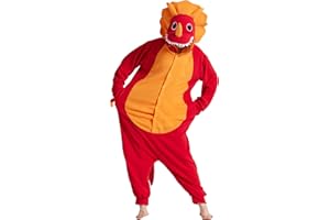 Loiahoer Unisexe Triceratops Onesie Costume Déguisement Dinosaure Combinaison Pyjama,Animaux Carnaval Cosplay Costume de Halloween pour Femmes Hommes