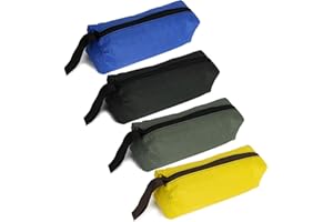 WEFINEST 4 Stück Werkzeugtasche Klein, Werkzeug Tasche In 4 Farben, Aufbewahrungstasche Klein Mit Reißverschluss, Mini Werkzeugtasche Tool Bag Werkzeugaufbewahrungstasche Für Zangen Und Schlüssel