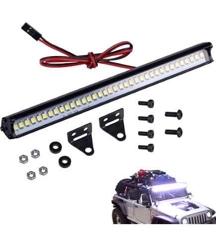 4 LIGHTS D - INJORA RC voiture lumineux LED lumières sauna lumière budgétaire pour 1-10 RC