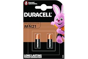 Duracell 2 X 23A,23AE,A23,V23GA,MN21,Lrv08 12V Alkaline Batterien für Auto-Sicherheits-Alarmsysteme und Autoschlüssel
