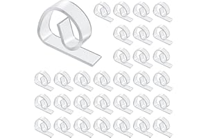 BREMOROU 32 Pcs Table Clips Silicone Tablecloth Clips Transparent Clear Table Cloth Clip Plastic Table Cloth Holder Windproof Table Cover Holder Clamps For Christmas Home Wedding Indoor Outdoor Picnic Tables