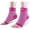 AVIDDA Plantar Fasciitis Socks with Heels Arch Supports, Compression Sleeves Ideal for Arthritis Pain Relief and Suitable for Sports, Ankle Supports for Men and Women Pink-1-L